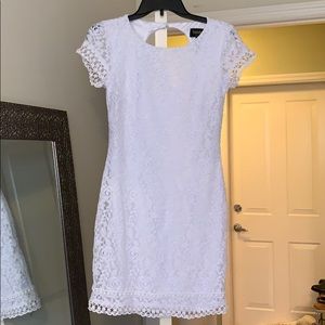 White lace dress